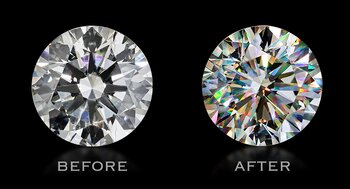 Fire Polish Reignites the Fluorescent Diamond Market 